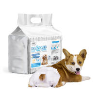 SMELL & SMILE Pañales Desechables para Perro Pañales para Perros Hembra Pañal Sanitarios para Perro Mascotas Bragas Higiénicas Suaves absorbentes (XS) - details 0