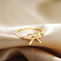 Anillos Redondos De Lazo Clásico Para Mujeres Y Niñas 18K Plateado Impermeables Tres Tamaños Joyería Chic Atractiva De Moda - details 6