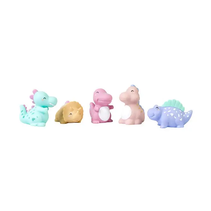 Juguetes baño "Happy Dinos" 5 unidades Saro Baby - 1