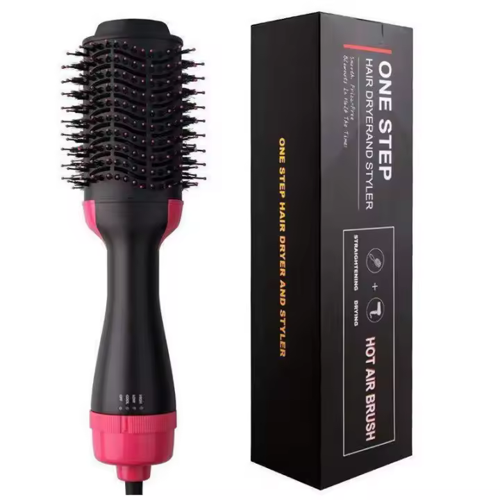 Secador de pelo Pelo Secador de pelo en uno 4 en 1 Herramientas de Peinado Secador de pelo y Styler Volumizer Pelo de Aire Caliente para secar Alisar Rizar E3, rizar, secar, Salón, One Step Styling Tools - 1