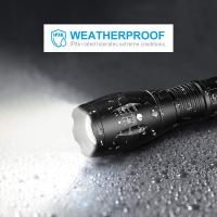 Linterna LED De Alta Potencia Para Camping 5 Modos De Iluminación Aleación De Aluminio Zoomable Impermeable Uso De 3 Pilas AAA - details 4
