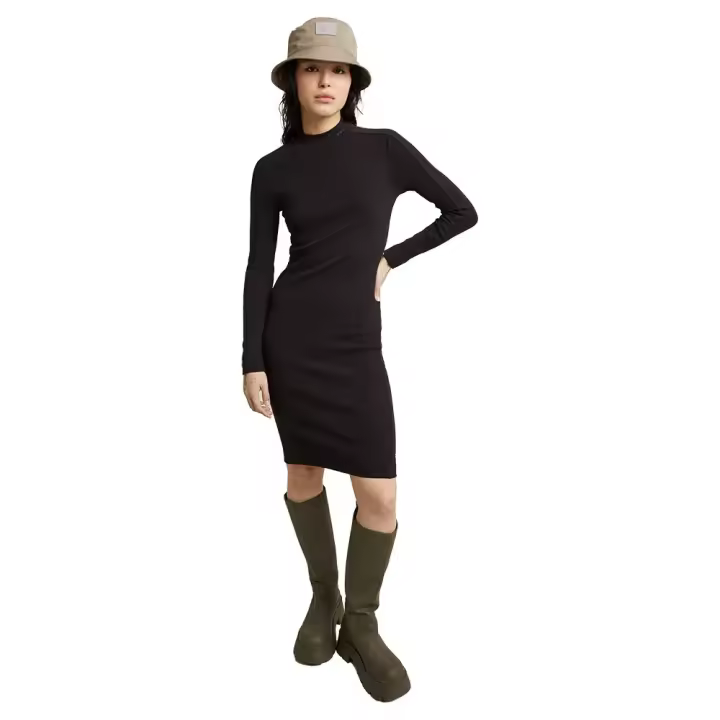 G-star Vestido De Manga Larga Ergonomic Slim Rib - 1