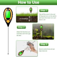 Nueva Medidor De pH Del Suelo 3/4 En 1 Prueba De Luz Humedad Ácida Para Plantas Jardín Flores Kit De Prueba De Suelo - details 10