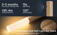 Lámpara De Sución Magnética Inteligente LED Luz Nocturna Recargable Para Pasillo De Escalera Y Dormitorio Con Sensor De Movimiento Humano - details 10