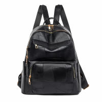 Mochila para mujer, nueva, estilo coreano, versátil, de un solo hombro, bandolera de cuero suave, mochila para mujer - details 2