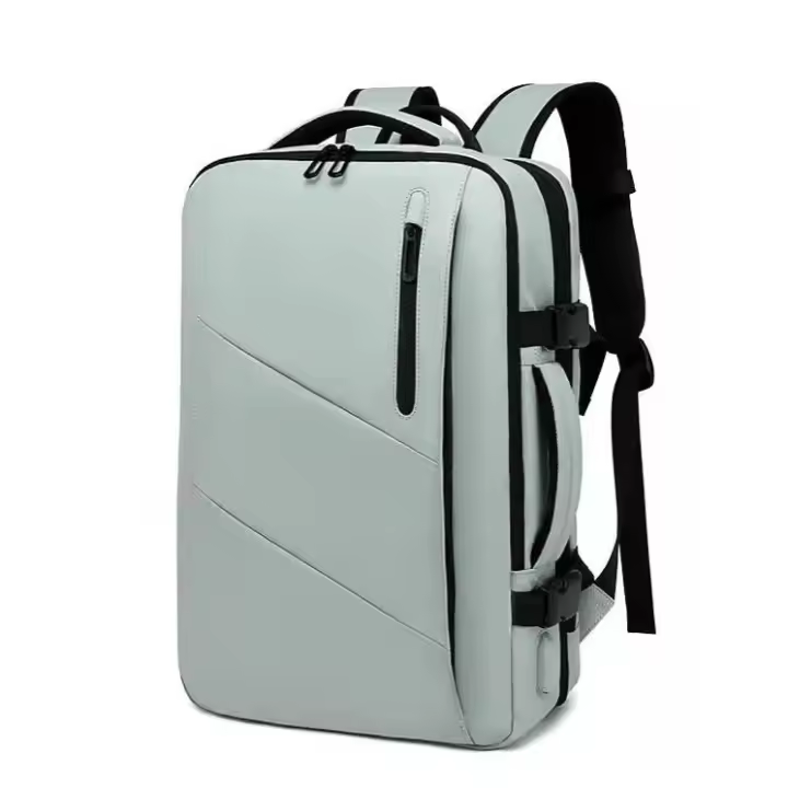 Viaje Cabin Avion 46x30x14 para Ryanair Maleta Cabin Bag Bolsas de Cabina Equipaje de Mano Mochipa Impermeable (Negro) - 1