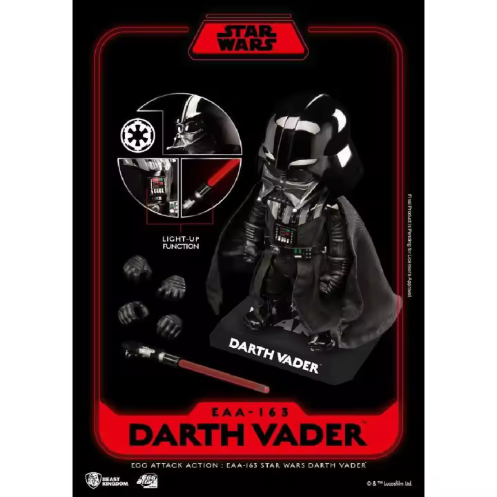 Beast Kingdom Figura Egg Attack Darth Vader Star Wars - 1