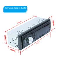 Receptor De Estéreo Para Coche Podofo 1din MP3 Multimedia Bluetooth FM Estéreo Digital Con SD USB TF AUX-IN Entrada DC 12V - details 12