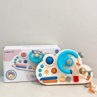 Juguete De Simulación Para Bebés Volante De Coche Montessori Tablero Ocupado Para Silla De Paseo Juguetes Educativos Tempranos Regalo De Viaje Para Niño Y Niña - details 6