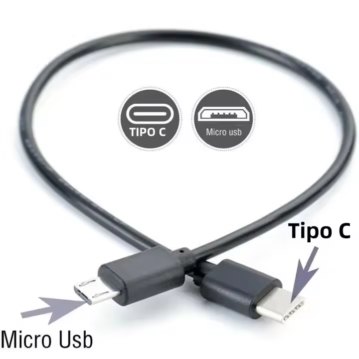 Cable Adaptador OTG Sync Charge Type C a Micro USB Para Teléfonos Huawei Samsung Cable De Carga Y Sincronización Para Smart Devices - 1