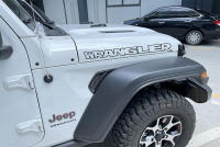 Cubiertas De Parachoques Para Coche 2PCS Pegatinas De Vinilo Para Jeep Wrangler JK JL TJ Sin Finidad Accesorios De Exterior Diseño DIY - details 2