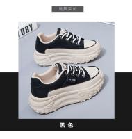 Nuevos Zapatos Retro Para Mujer Primavera Zapatillas Casuales Versátiles De Alta Calidad Zapatos De Moda Para Mujer Medio Tacón PU - details 6