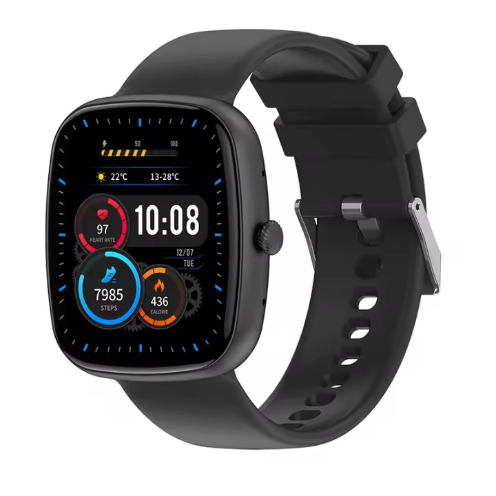 Reloj inteligente Bluetooth, llamadas, música, frecuencia cardíaca, oxígeno en sangre, sueño, pasos, calorías, medidor multifunción - 1