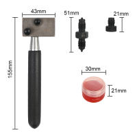 Juego De Herramientas Para Expansión De Tubo De Cobre De Freno Para Coche Motocicleta Y Camión Accesorios De Mantenimiento De Línea De Freno 3/16inch SAE Riveter Reamers - details 5
