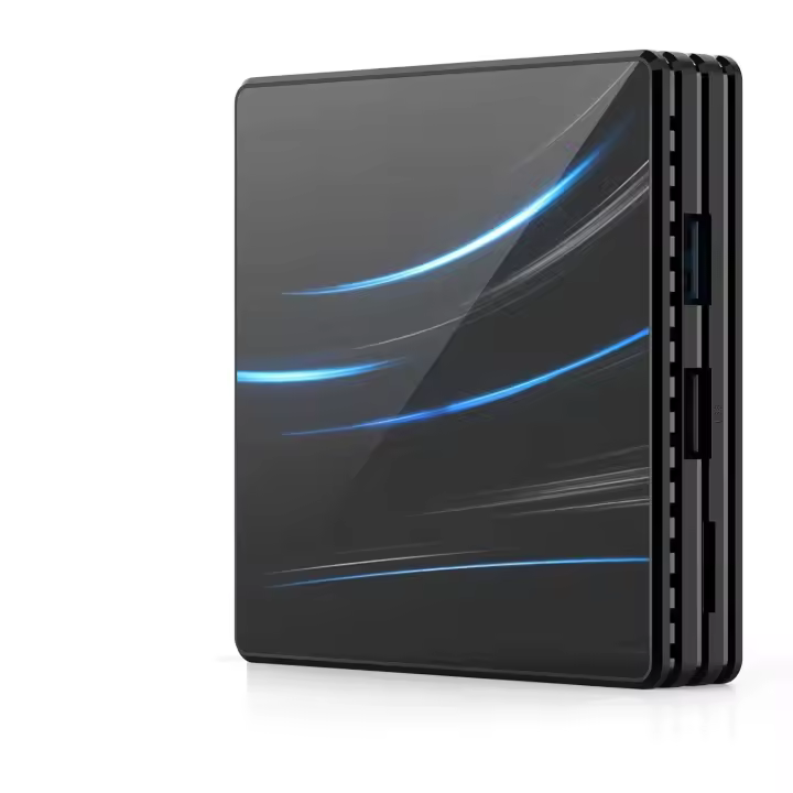 Android TV Box 10.0【4G+64G】, D1 Pro TV Box RK3318 Quad-Core 64bit WiFi-Dual 5G/2.4G+100M BT 4.0, USB 3.0 Smart TV Box 4K*2K UDR H.265 - 1