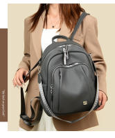 Mochila de cuero para Mujer, Bolso de un solo hombro, Bolso Escolar, Bolso de viaje de gran capacidad, Bolso casual de moda versátil - details 18