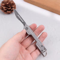 Cuchillo Miniatura De Acero Inoxidable Con Llavero Punta Afilada Desmontable Portátil Pendiente Para Regalo De Navidad - details 15