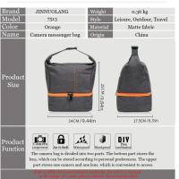 Bolsa De Hombro Portátil Para Cámara DSLR Digital Impermeable Y Protegida Para Fotografía Bolsa De Foto Para Canon Nikon Sony Con Bolsillo Para Lentes - details 1