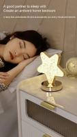 Lámpara Nocturna LED De Mesa Con Iluminación Táctil Y Carga USB Luna 3D Para Dormitorio Decoración Aestética Para Habitación De Niñas Luz Ambiente Para Cama - details 0