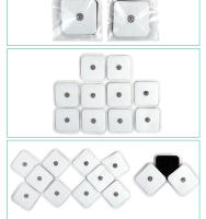 Parche De Electrodo Adhesivo Self Adhesive Para Masajeador Digital Tens 4*4cm Reemplazo De Parche De Nervio Non-woven - details 10