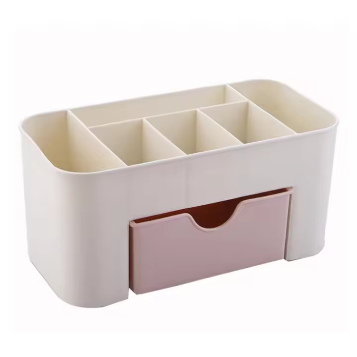 Caja De Almacenamiento Para Arte De Uñas Organizador De Manicura Con Algodón Para Limpieza Y Pads De Suéter Plástico Contenedor Para Esmaltes De Gel Y Otros Suministros De Uñas - 1