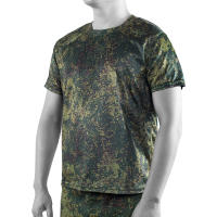 Camiseta Táctica Para Hombre MEGER Quick Dry Camiseta De Gimnasio Con Cuello Redondo Manga Corta Talla Grande Hasta 4XL Casual - details 1