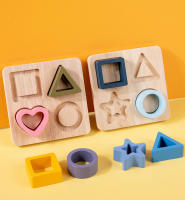 Juegos Educativos Montessori Para Bebés Juguetes De Silicona De Grado Alimenticio Formas Geométricas Rompecabezas De Aprendizaje - details 11