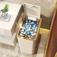 Bandeja De Basura De 10L a Prueba De Olores Con Diseño Moderno De Un Toque Durable De Plástico Para Baño Y Cocina Ahorra Espacio Y Resistente a Fugas - details 5