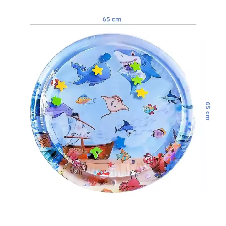 Alfombra De Agua Para Mascotas De Verano Alivio Del Calor Inflable Sensory Matriz De Juguete De Nylon Para Perros - 1