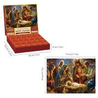 Rompecabezas De Navidad 1008 Piezas Calendario Advenimiento 2024 Regalo De Año Nuevo Juego De Rompecabezas Merry Christmas - details 1