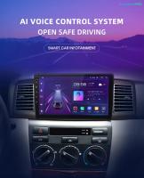 AWESAFE inalámbrico CarPlay Android Auto Radio para Toyota Corolla E130 E120 2000 2001 2002 2003 2004 coche reproductor multimedia GPS 2 din autoradio volante controles RDS Bluetooth - details 1
