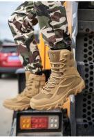 Botas De Desierto Para Hombre Antideslizantes Tácticas Impermeables Con Plataforma Botines De Motorbike Talla Grande Hasta 48 - details 19