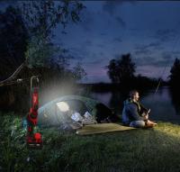 Lámpara De Trabajo LED Milwaukee 18V Compacta Plegable Para Viajes Y Camping Luz Exterior Rotativa Eléctrica Familiar Emergencia Farol De Inundación - details 4