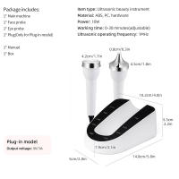 Máquina De Belleza Ultrasonido Facial Elevador De Piel Masajeador De Ojos SPA Ultrasonido Dispositivo De Belleza Metal Eléctrico Para Cuidado De La Piel Antiarrugas Rejuvenecimiento - details 15