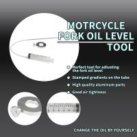 Herramienta De Nivel De Aceite Para Manillar De Motocicleta Con Ajustable Anillo Herramienta De Ajuste De Suspensión Y Medidor De Nivel Syringe - details 6