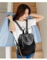 Mochila De Lujo Para Mujer Estilo Preppy Bolso De Hombro Suave Impermeable Bolsa Multifuncional Para Estudiantes Jóvenes - details 13