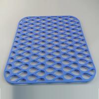 Alfombrilla De Silicona Multifuncional Para Cocina Resistentes a La Calor Anti-goteo Protector De Suelo Anti-resbaladizas Con Malla De Filtro Antisalpicaduras Rectangular Ecológica - details 7