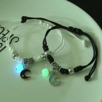 Pulsera luminosa, versión para dos mejores amigas (pareja de estudiantes), diseño de moda coreana, brazalete brillante para parejas (unisex).Pulsera de cuentas de resina luminosas - details 3