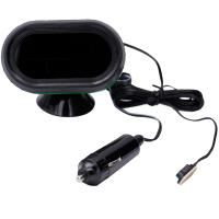 Termómetro Digital Para Coche Con Reloj Y Voltímetro Decoración Luminosa Temporizador DC 12v-24v Mostrador Estacionario Alerta De Congelamiento - details 3