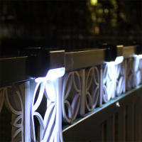 Lámpara Solar LED De Paso Para Exteriores Iluminación De Escaleras Y Paredes Decoración Para Patio Y Valla Pack De 1/4 - details 2