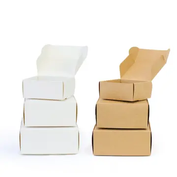 20 Cajas Galletas Con Ventana Navidad Kraft Regalo Adornos