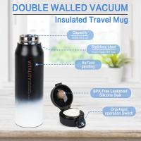 Taza de café reutilizable de 750 ml y 26 oz,botella de agua aislada de acero inoxidable, taza de café para bebidas frías y calientes - details 3