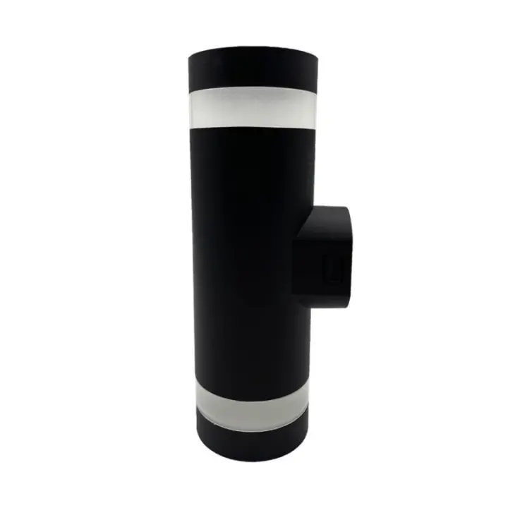 Aplique Exterior de Pared Negro 18W SOLNA, 1980Lm, IP65 Impermeable, Lampara para Pared, dos puntos de luz, Luz Seleccionable 3000K 4000K o 6000K - 1