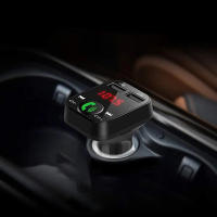 Kit De Manos Libres Para Coche Con Bluetooth FM Transmisor LCD Reproductor MP3 USB Cargador Accesorios Para Coche Negro - details 0