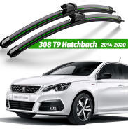 LimpiaFrente Pinceas De LimpiaParabrisas Para Peugeot 308 T9 Hatchback 2014-2020 Accesorios De Ventanas Antiguas 24"+18" Material De Goma Natural - details 0