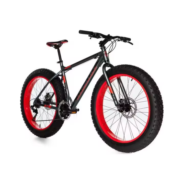 Moma Bikes Bicicleta Montaña Fatbike FAT26", SHIMANO 21v, Aluminio, Doble Freno Disco. (Talla M-L) - 1