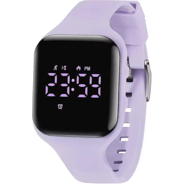Reloj para niños, Reloj digital para niños, Reloj Deportivo con Rastreador de Ejercicio, Reloj despertador, sin aplicación e impermeable, Reloj para niños de 5 a 12 años - 1