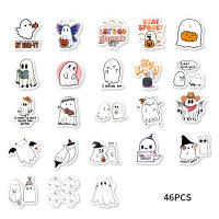 46pcs Pegatinas Creativas De Dibujos Animados Lindos Y Extraños Con Patrones Rich Para DIY Skateboard Casco Tazas Álbumes De Recortes Decoración - details 10