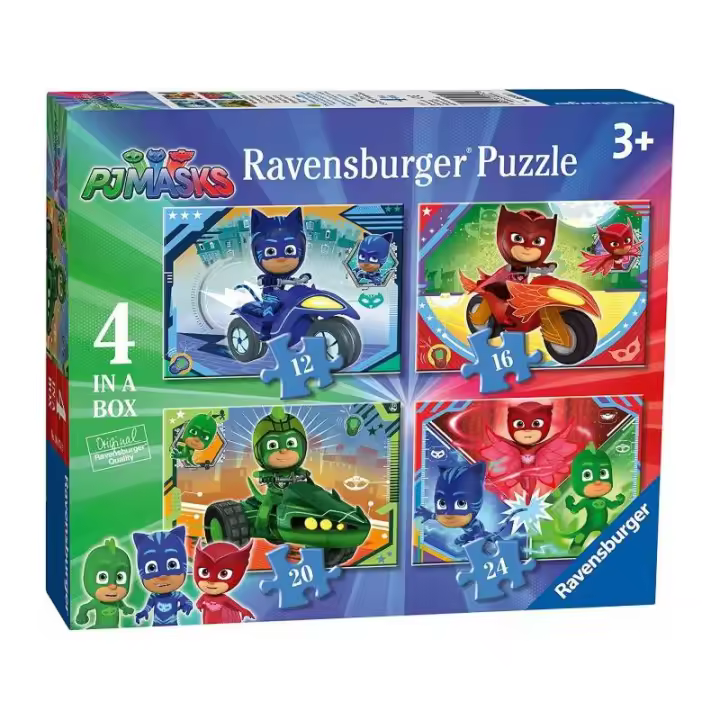 PJ MASK PUZZLES 4 PROGRESIVOS DE RAVENSBURGER - 1