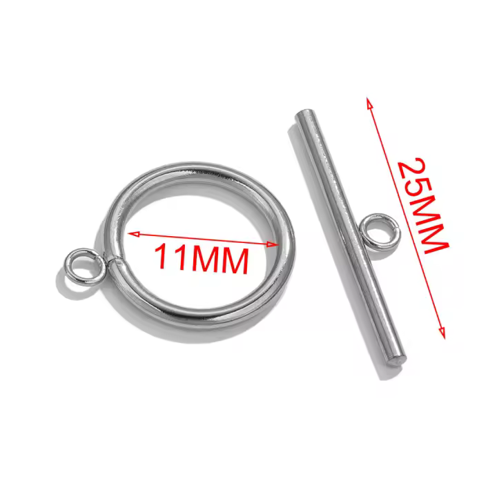 Conector De Acero Inoxidable OT Para Pulseras Y Collares DIY Cierre De Tobillera Hebilla Suministros De Joyería 5 Piezas Por Lote - 1